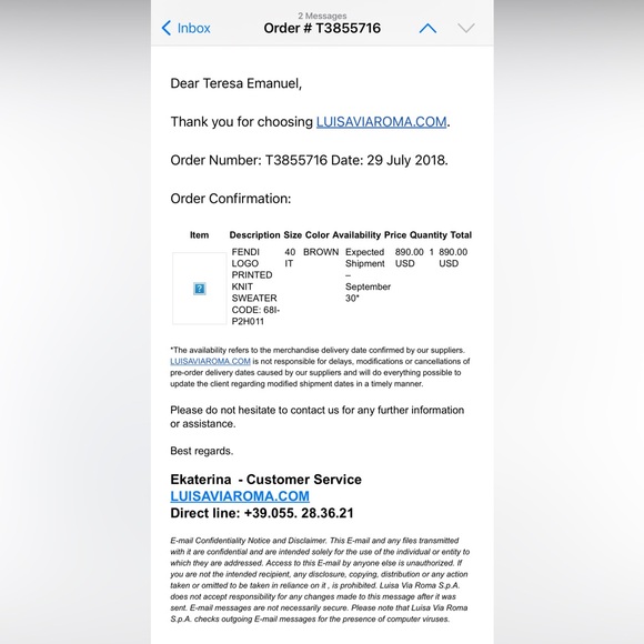 Fendi Ff Logo Knit Top - Picture 6 of 6